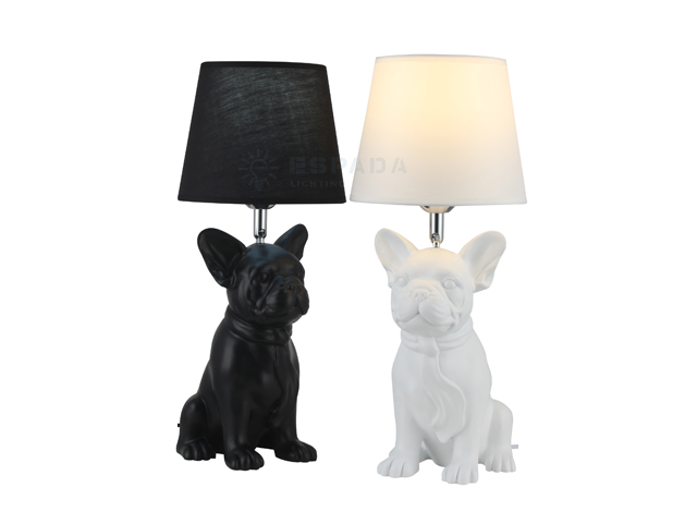 French Bulldog Bedside Table Lamp