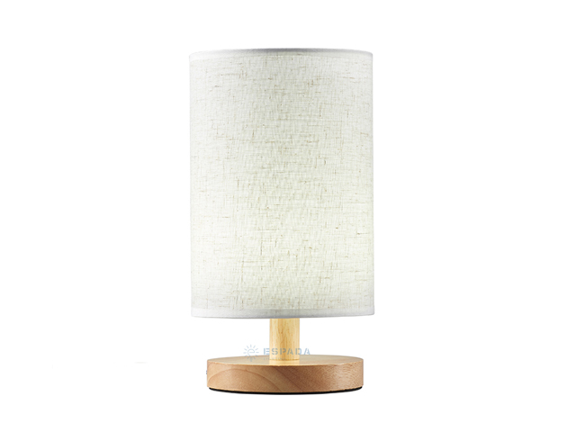 ES460 Bedside Led Dimmable Night Light With Fabric Shade